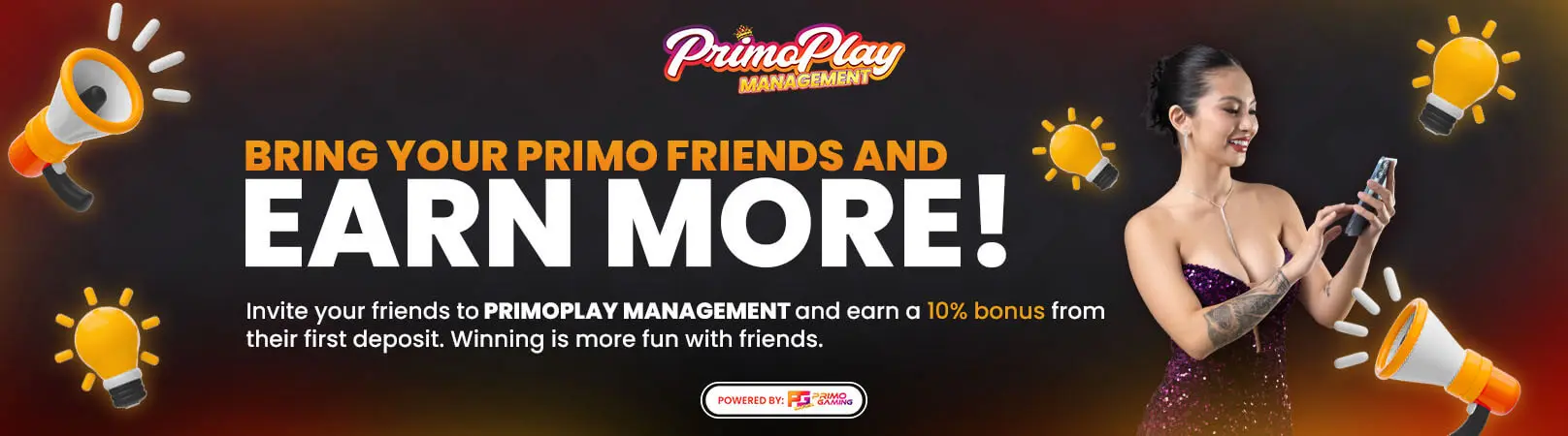 PrimoPlay - EARN MORE!