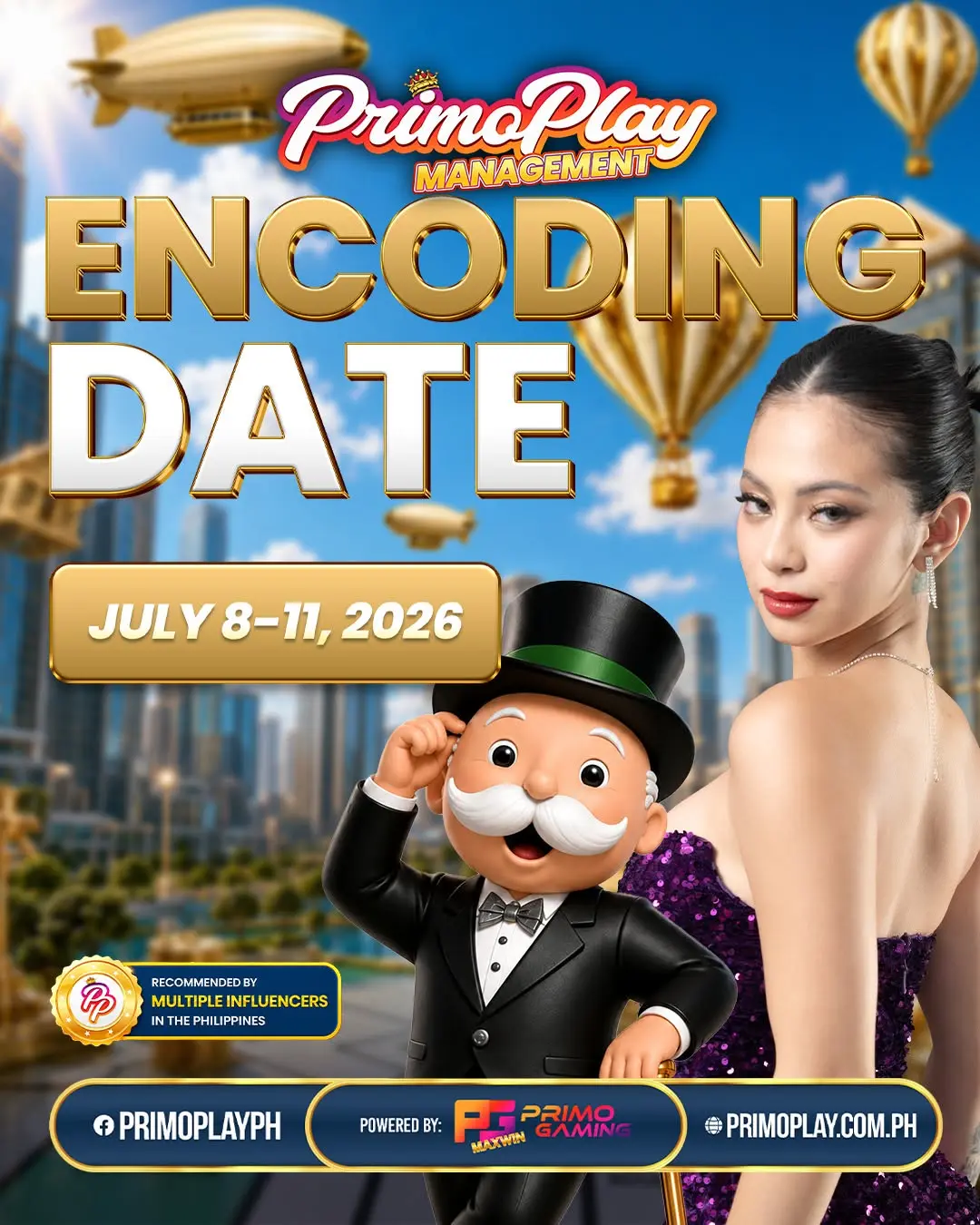Primoplay - ENCODING DATE